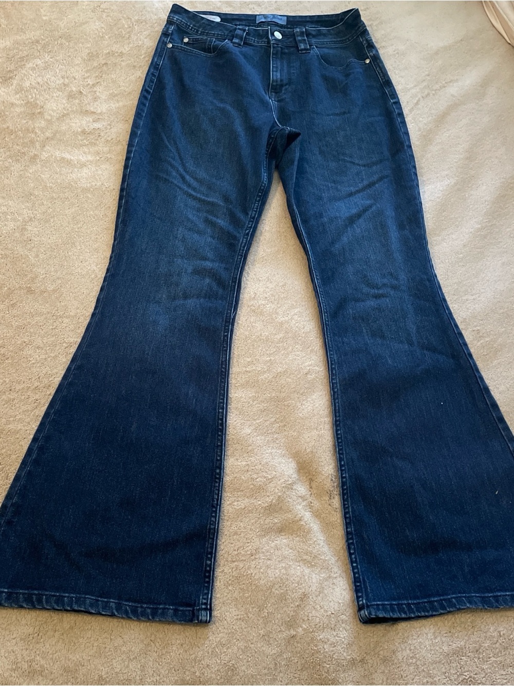 Paris Blues Dark Indigo Flare Jeans